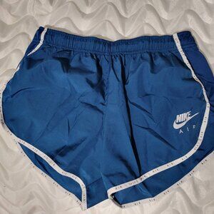 Nike Air Women's Blue and White Shorts